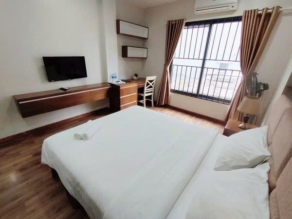 Phòng trọ Studio 30m2 tại PTC House 1 Đồng Me - Nam Từ Liêm  - Phòng ngủ