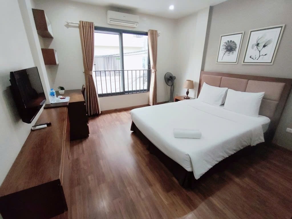 Phòng trọ Studio 30m2 tại PTC House 1 Đồng Me - Nam Từ Liêm  - Phòng ngủ