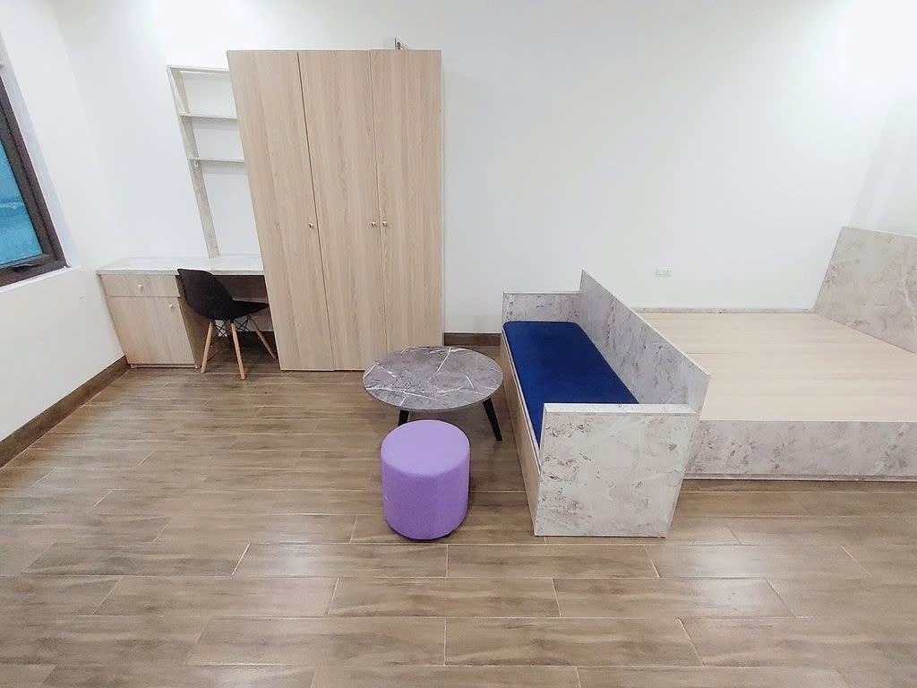 Phòng trọ Studio 30m2 tại PTC House 3 Đình Thôn - Nam Từ Liêm  - Phòng khách