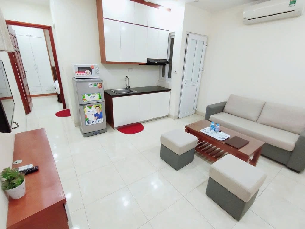 Phòng trọ Studio 40m2 tại PTC House 5 Đình Thôn - Nam Từ Liêm  - Phòng bếp