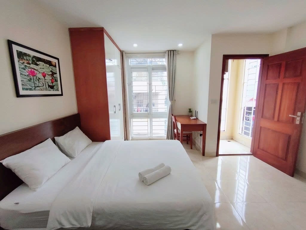 Phòng trọ Studio 40m2 tại PTC House 5 Đình Thôn - Nam Từ Liêm  - Phòng ngủ