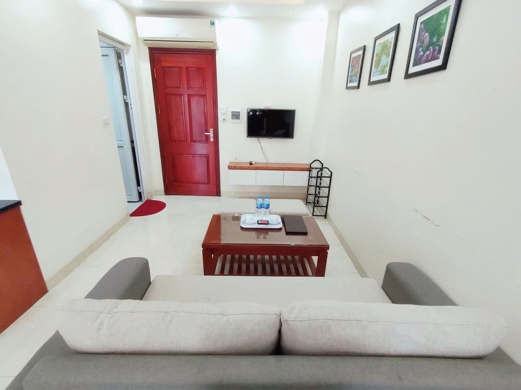 Phòng trọ Studio 40m2 tại PTC House 5 Đình Thôn - Nam Từ Liêm  - Phòng khách