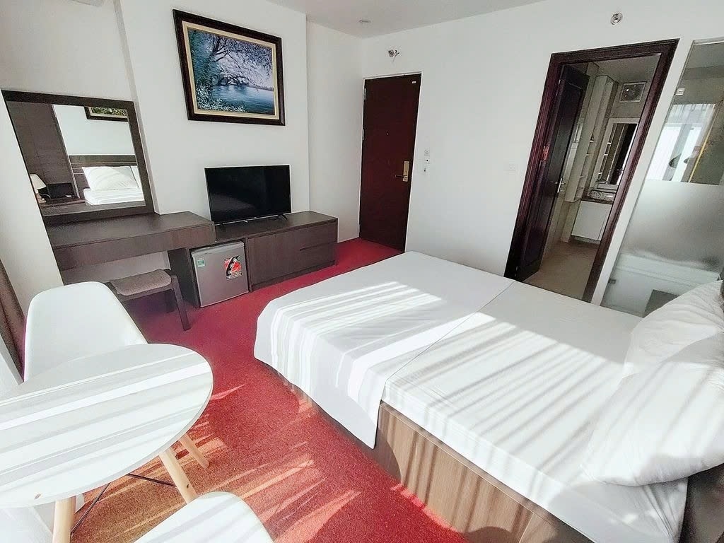 Phòng trọ Studio 25m2 tại PTC House 4 Quan Hoa - Cầu Giấy  - Phòng ngủ