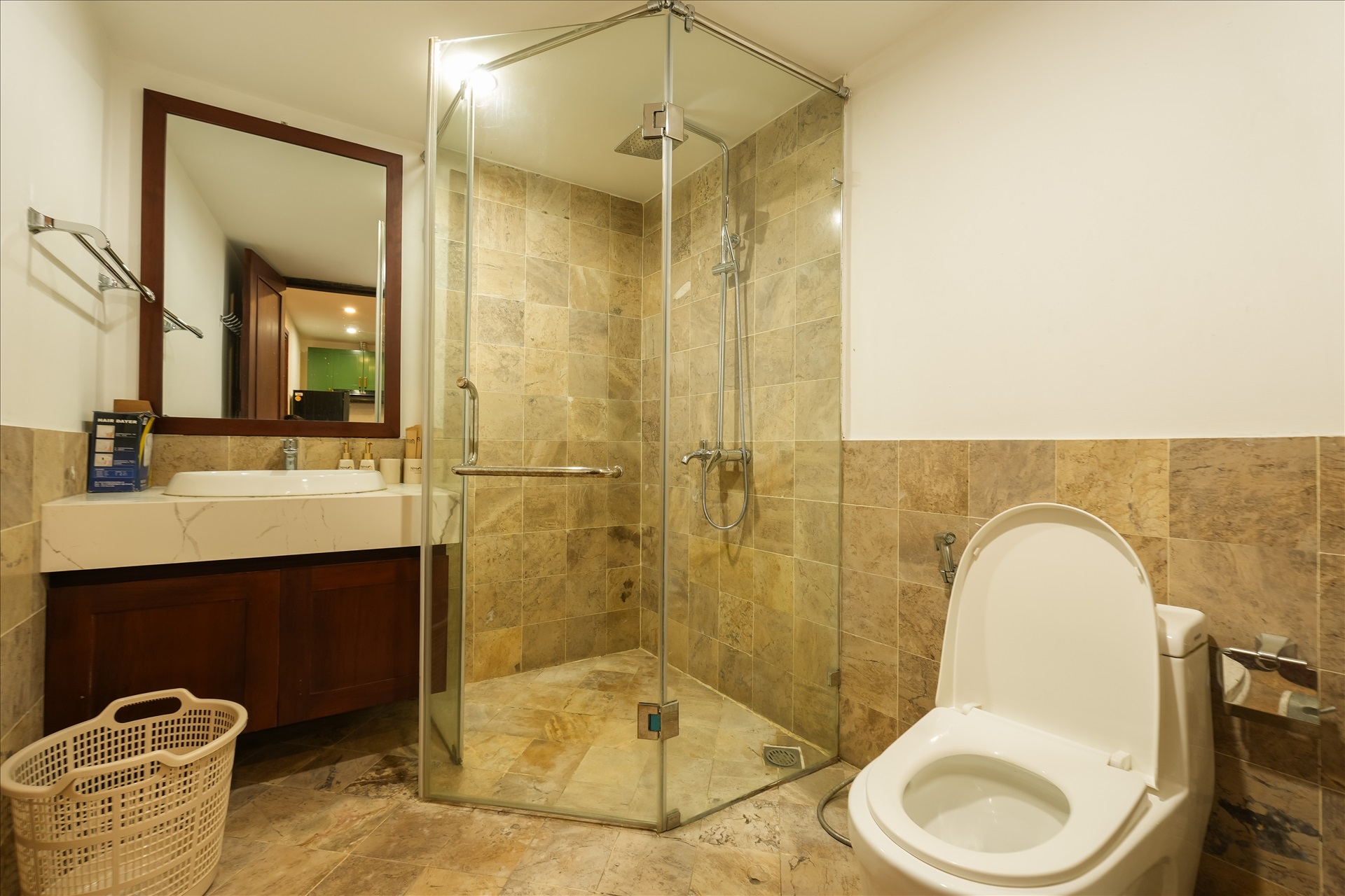 Phòng trọ 2 Phòng ngủ 80m2 tại Nine House Vũ Miên - Tây Hồ - Phòng tắm