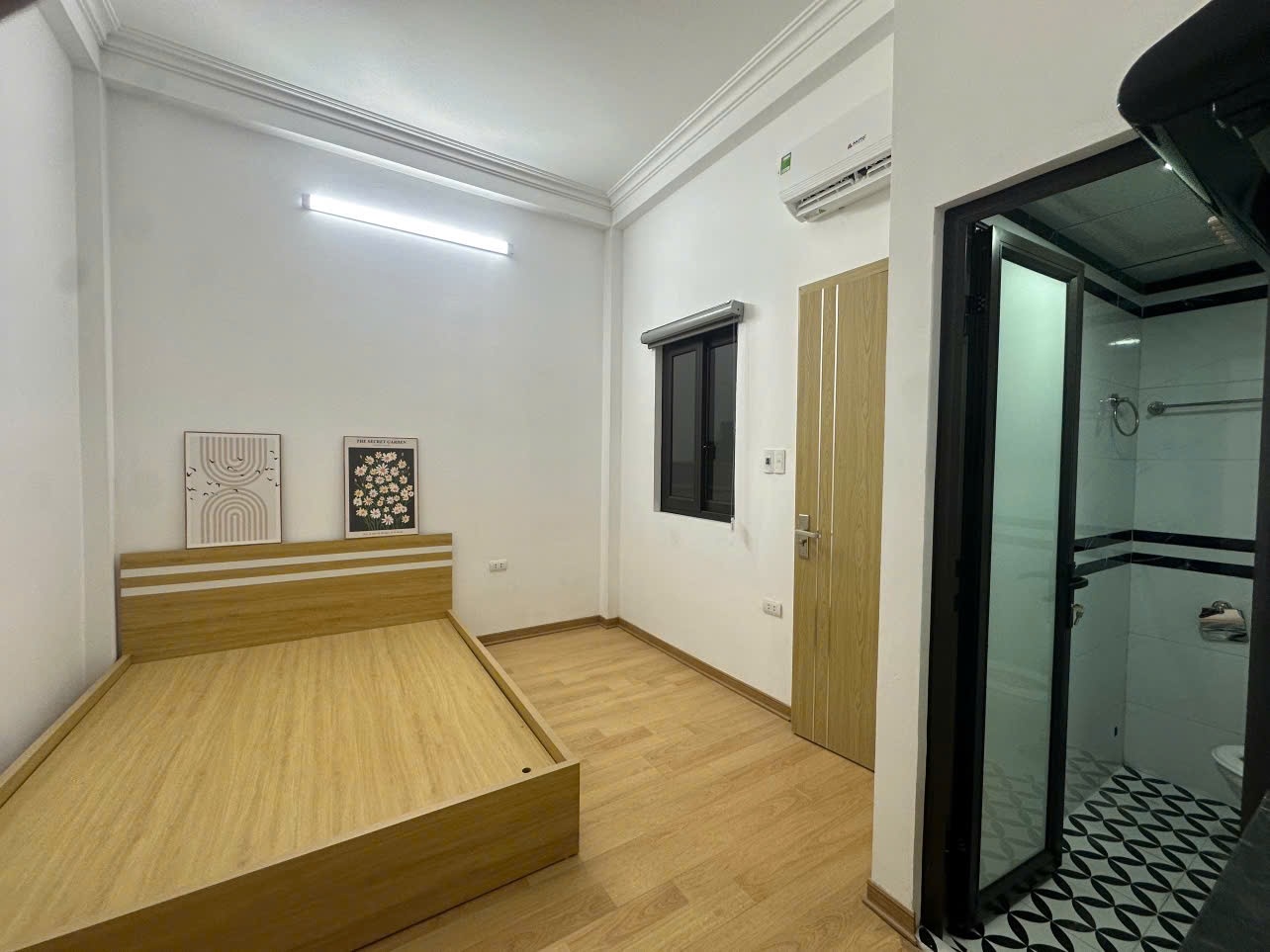 Phòng trọ Studio 20m2 tại ZHome Phú Mỹ - Nam Từ Liêm - Phòng ngủ