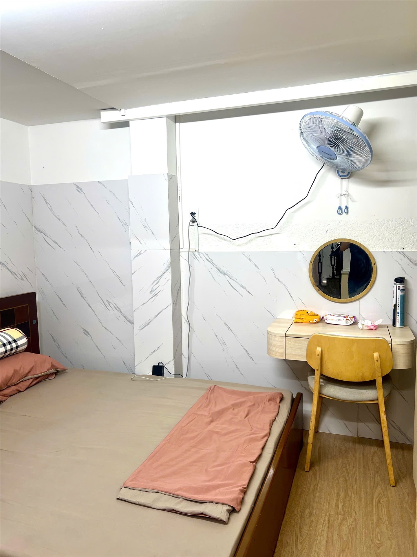 Phòng trọ Studio 25m2 tại AL House Trần Quang Diệu - Quận 3 - Phòng ngủ