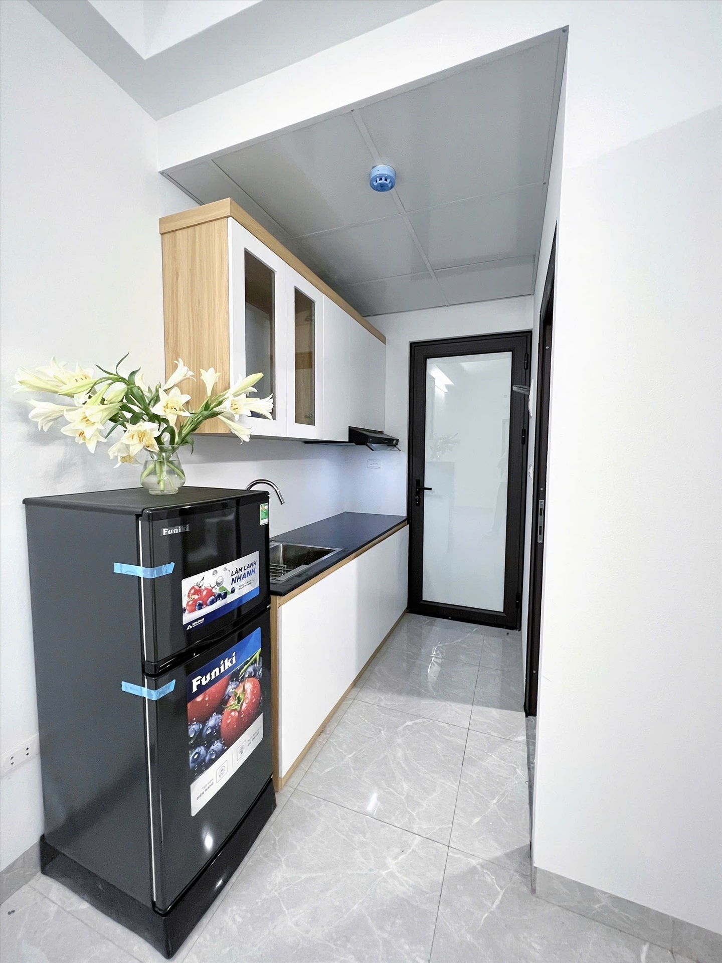 Phòng trọ Studio 25m2 tại AV Home 1 Xuân Đỉnh - Bắc Từ Liêm - Phòng bếp