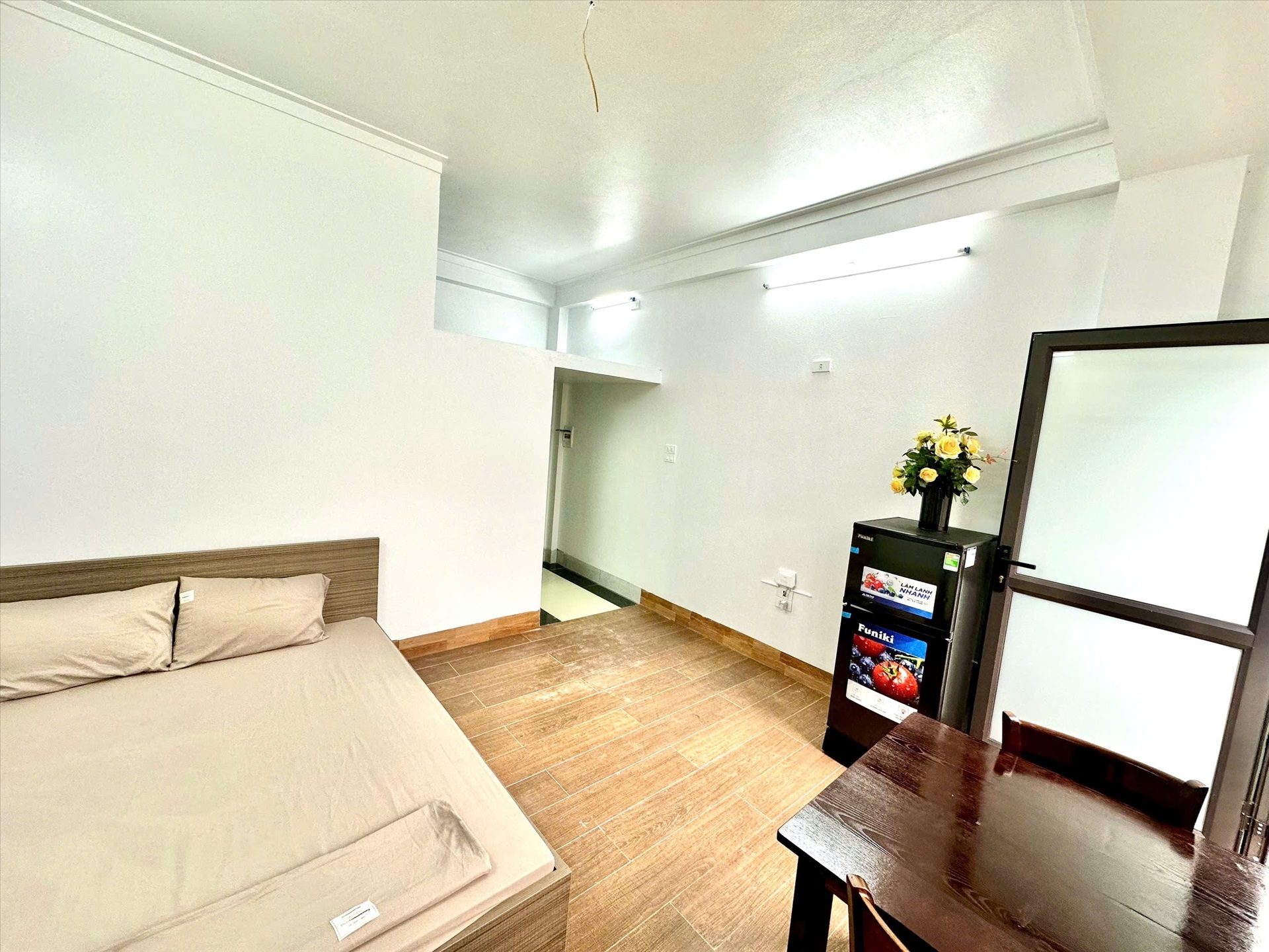 Phòng trọ Studio 25m2 tại AV Home Xuân Đỉnh - Bắc Từ Liêm - Phòng ngủ