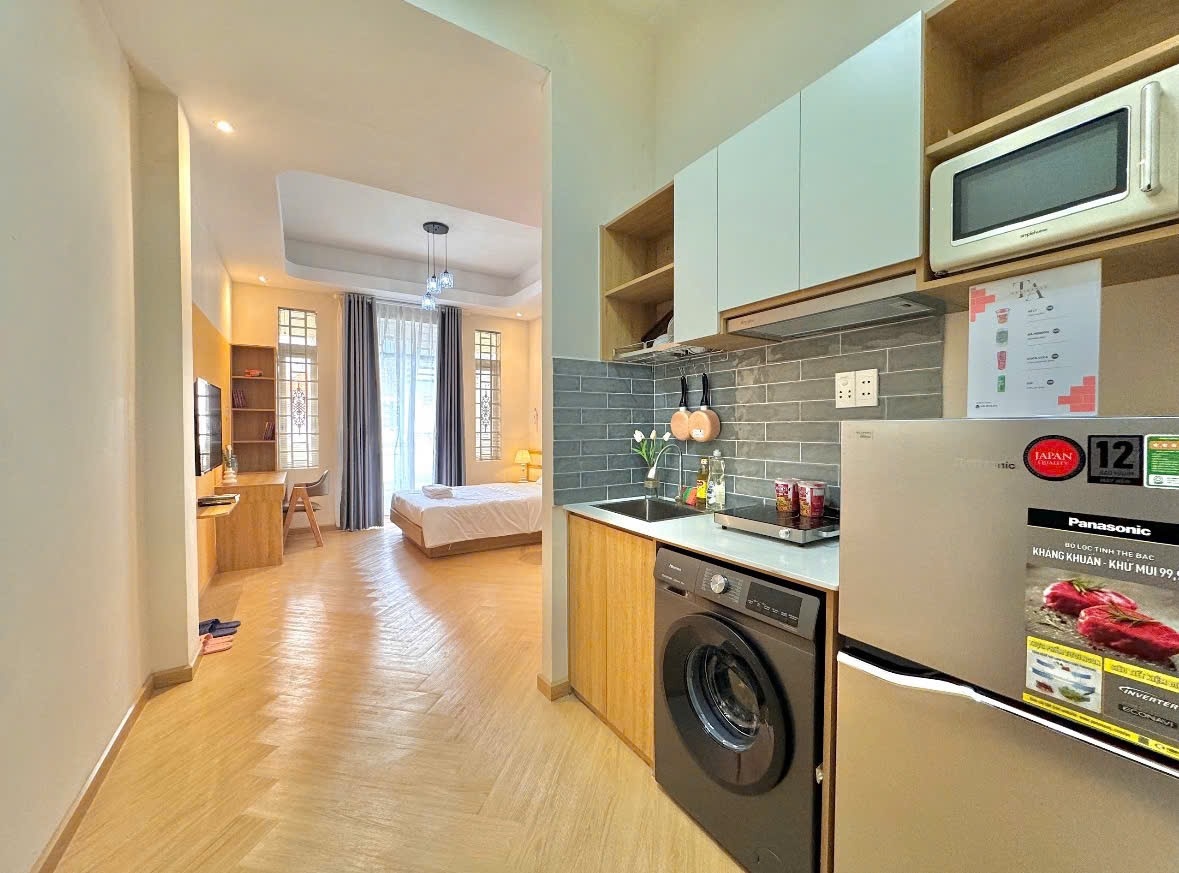 Phòng trọ 1 Phòng ngủ 35m2 tại AT Home Trường Sa - Phú Nhuận - Phòng bếp