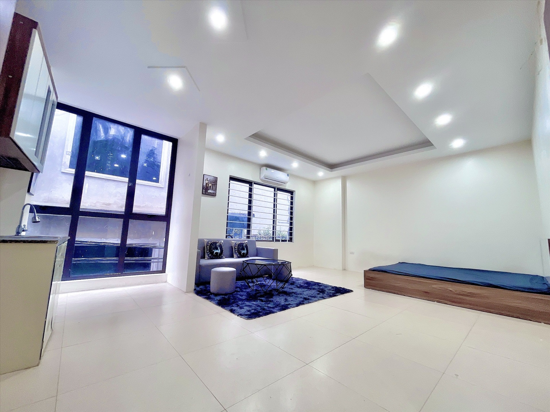 Phòng trọ Studio 35m2 tại AT Condo 1 Khương Đình - Thanh Xuân - Phòng ngủ