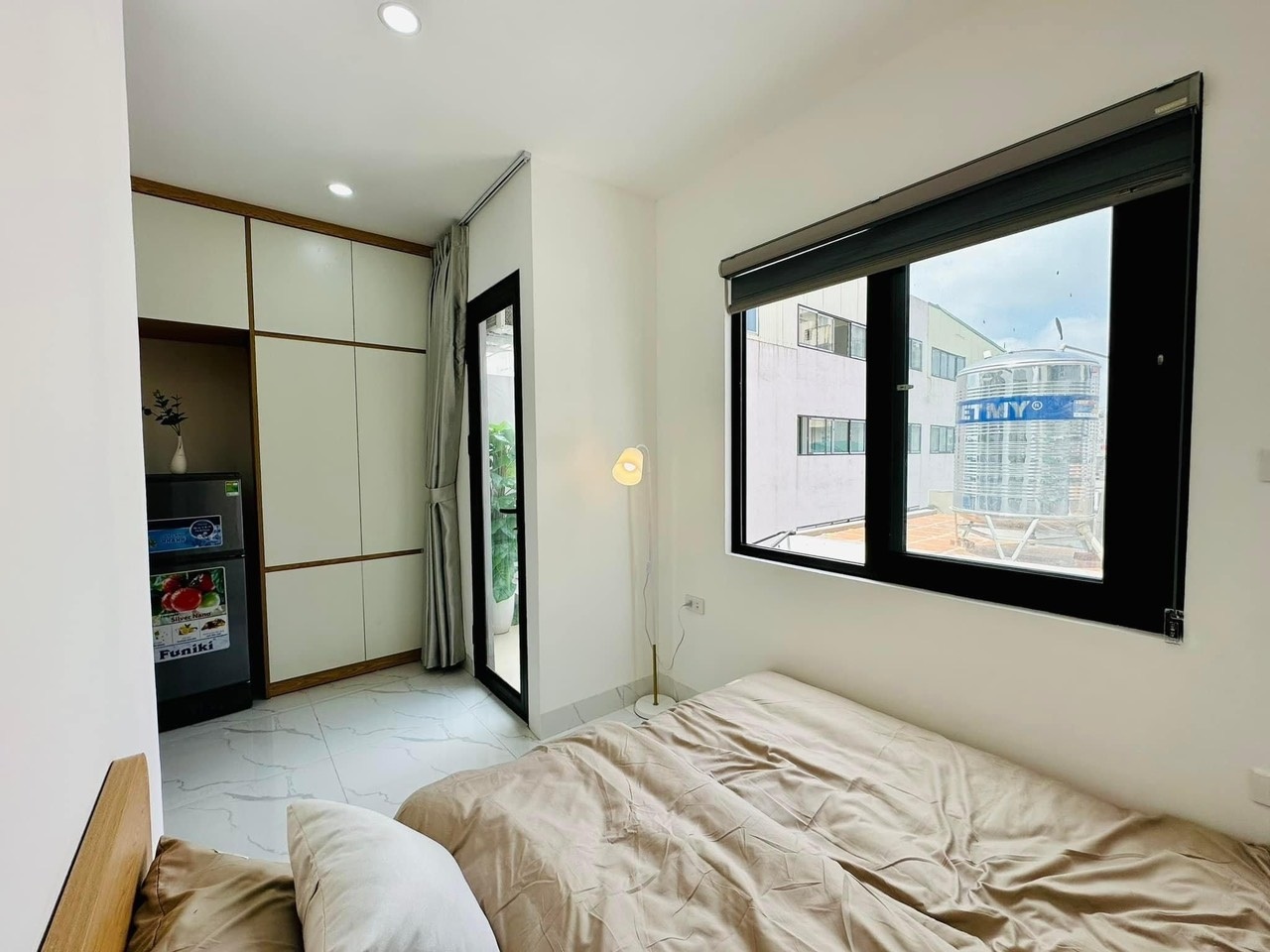 Phòng trọ Studio 25m2 tại AT Condo Vũ Tông Phan - Thanh Xuân - Phòng ngủ