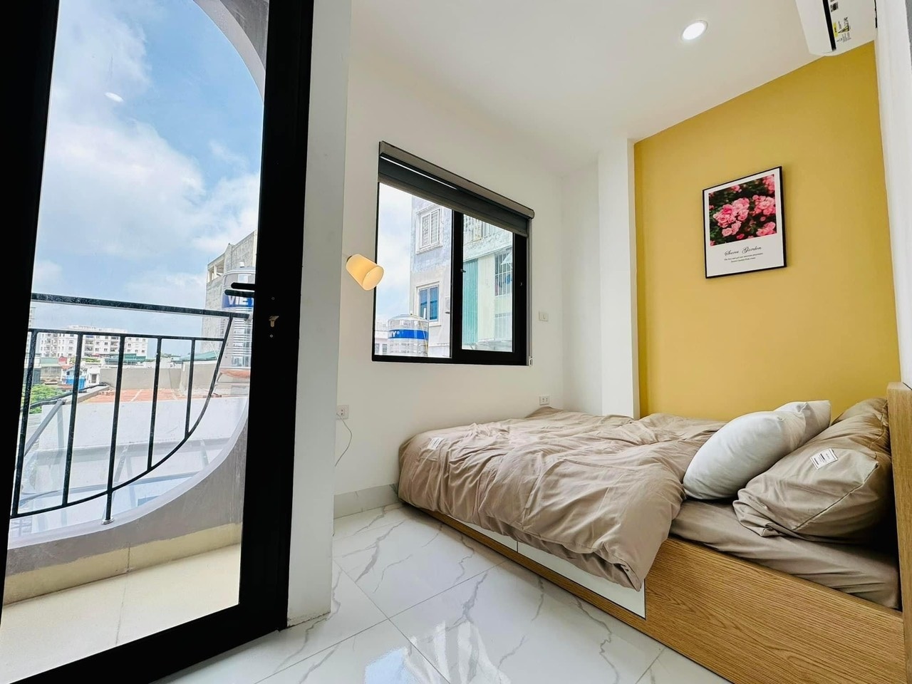 Phòng trọ Studio 25m2 tại AT Condo Vũ Tông Phan - Thanh Xuân - Phòng ngủ