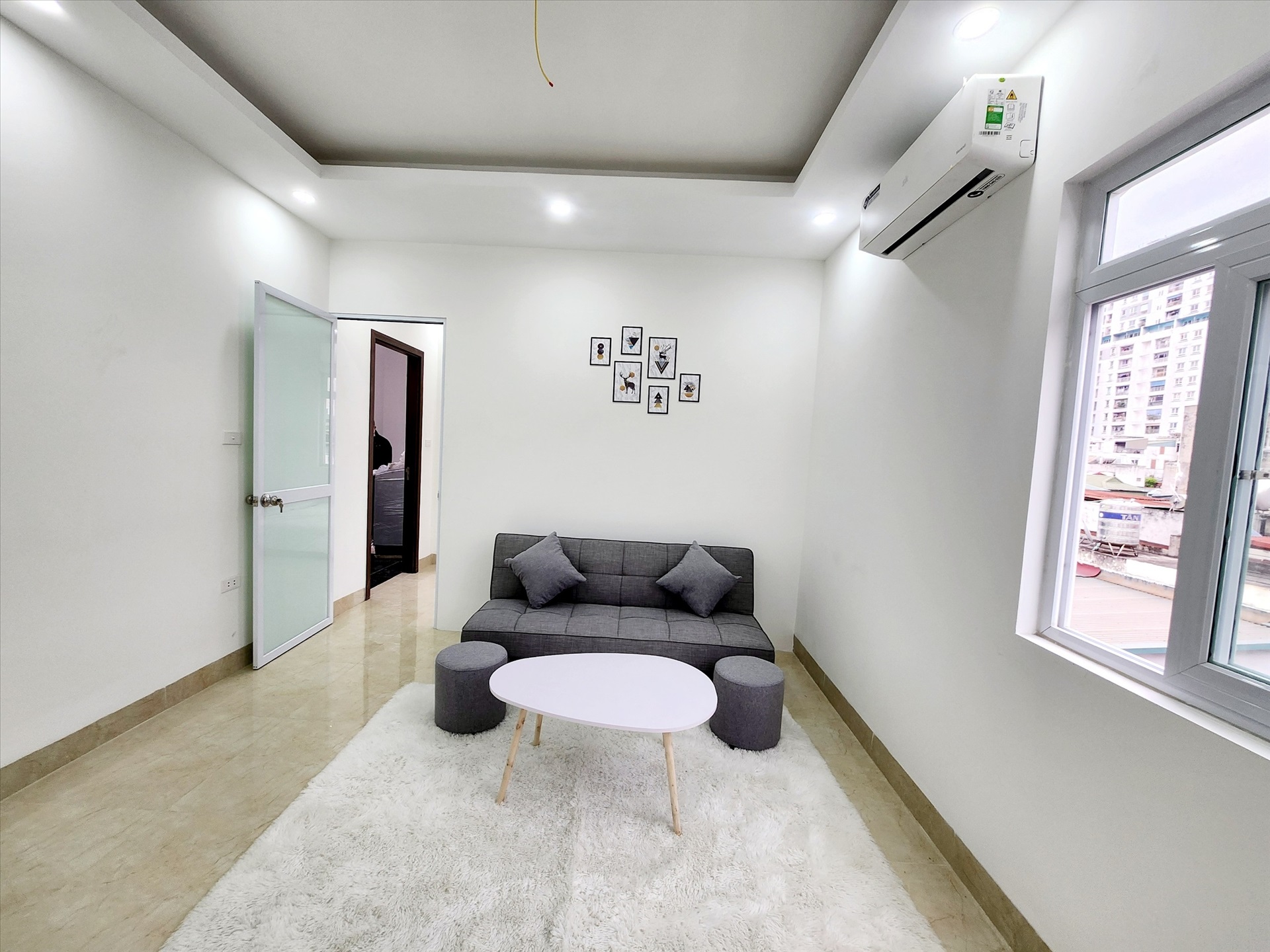 Phòng trọ 1 Phòng ngủ 35m2 tại AH Condo Tân Mai - Hoàng Mai - Phòng khách