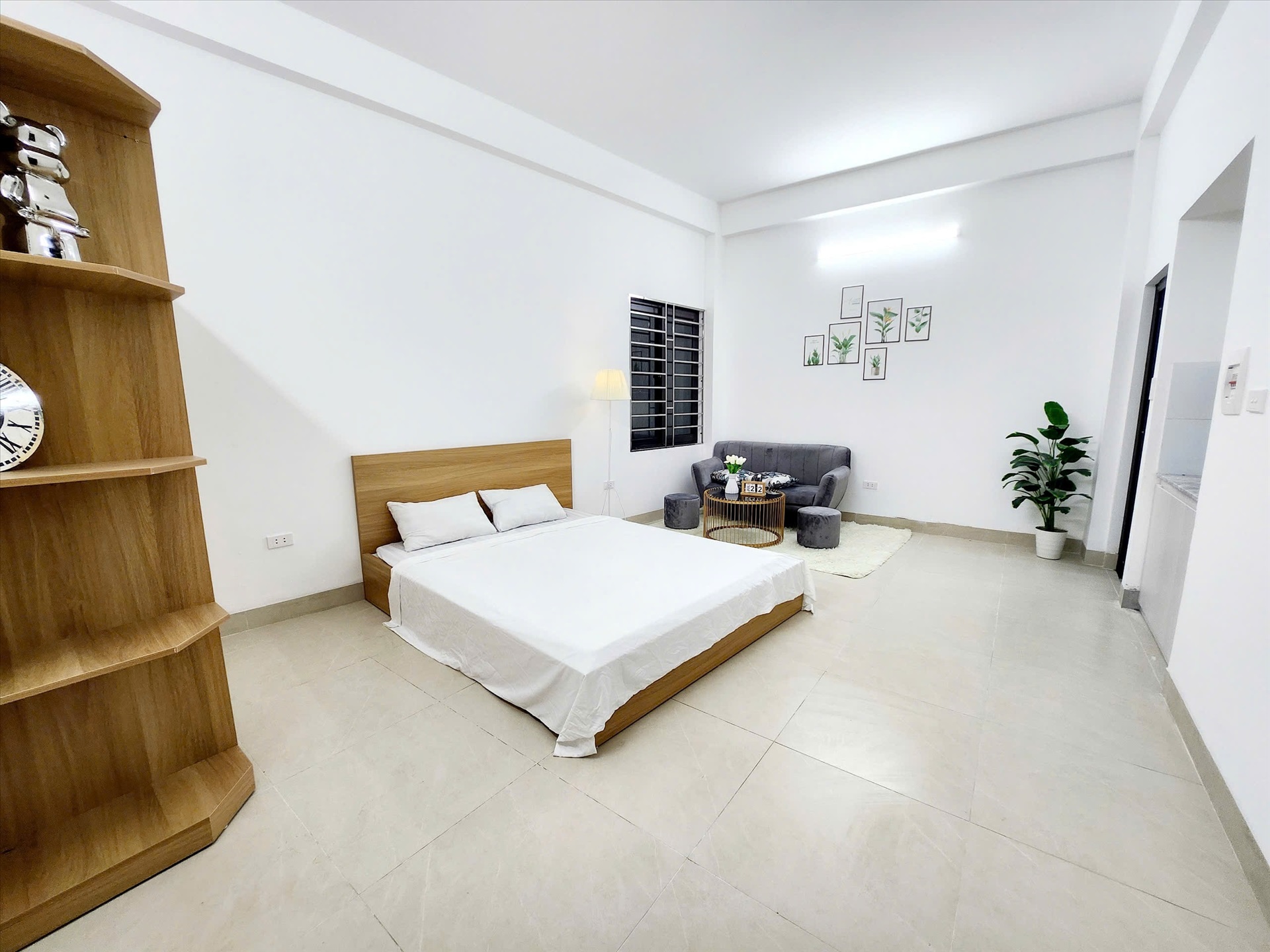 Phòng trọ Studio 28m2 tại AT Condo Khương Đình - Thanh Xuân - Phòng ngủ