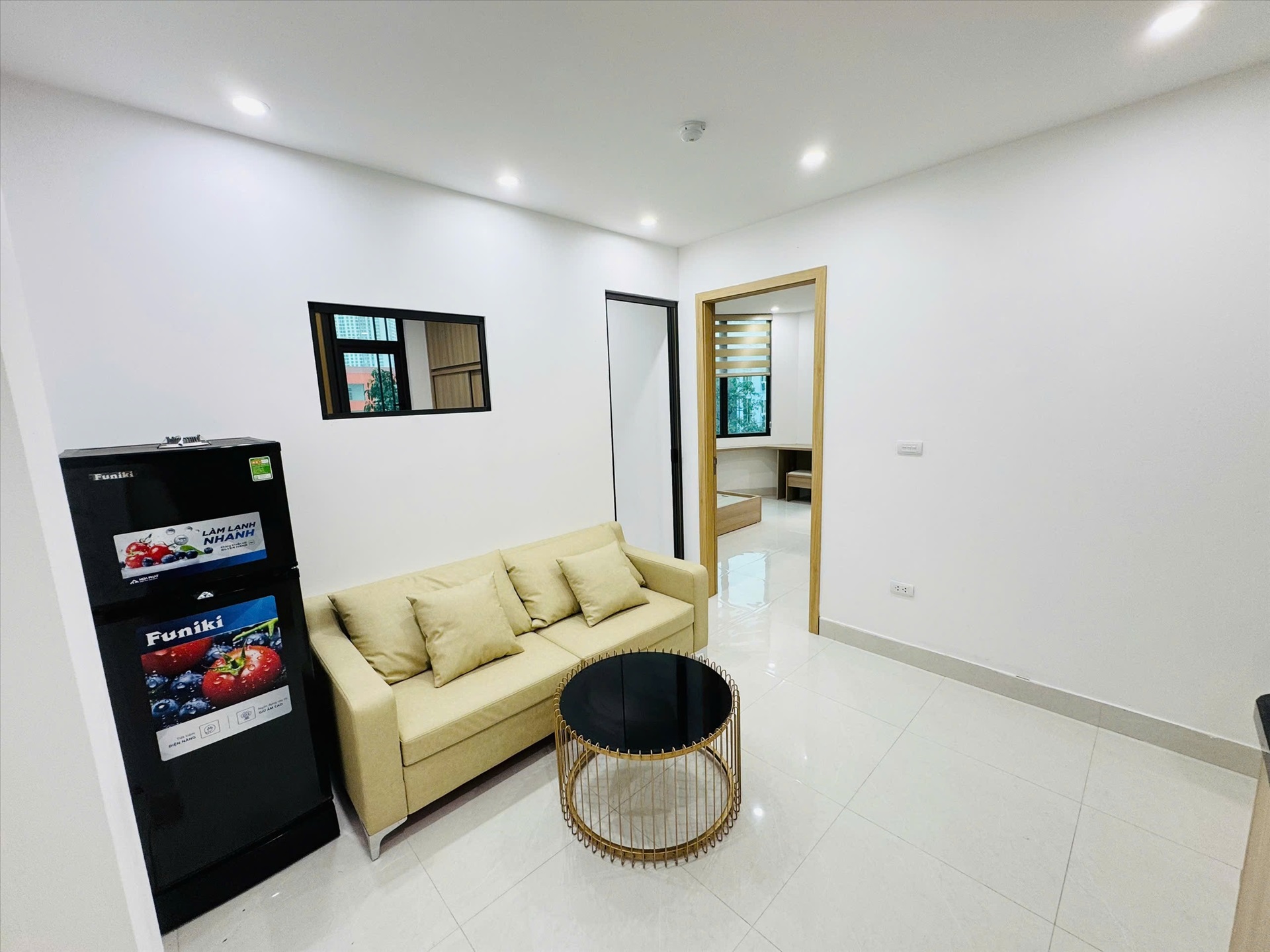 Phòng trọ 2 Phòng ngủ 45m2 tại AT Condo 2 Khương Đình - Thanh Xuân - Phòng khách