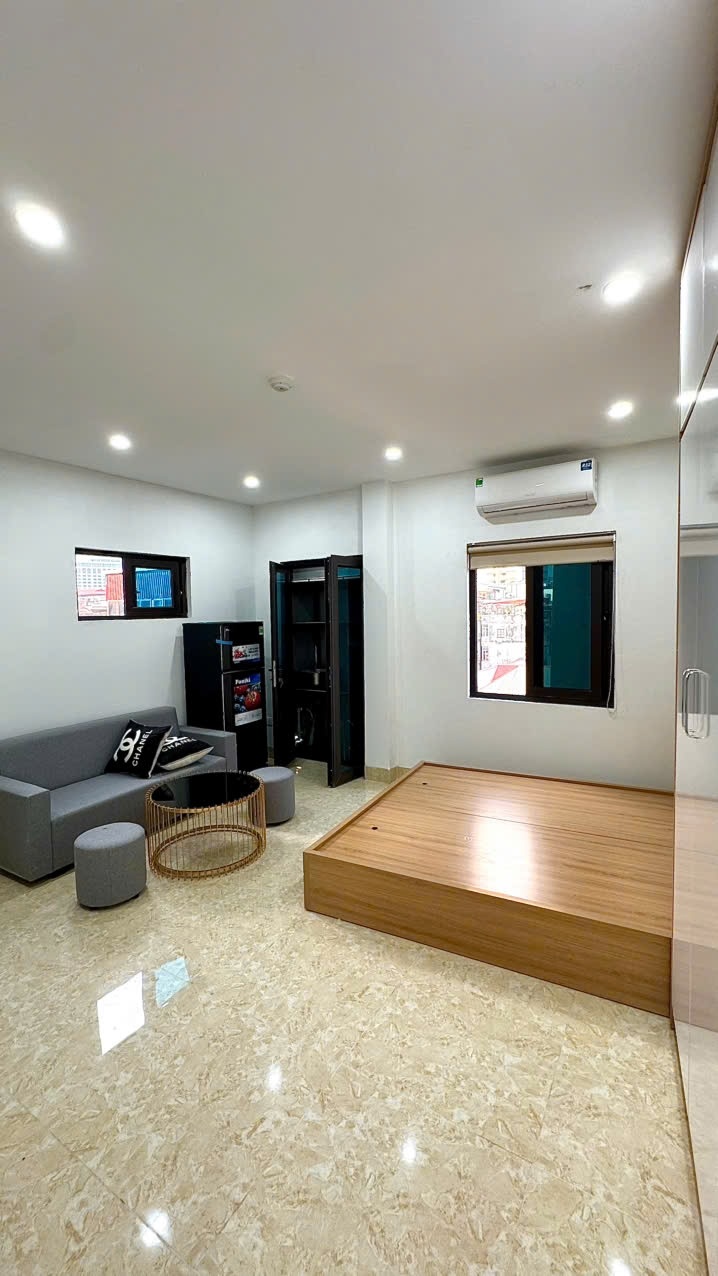 Phòng trọ Studio 25m2 tại CH Room Kim Mã - Ba Đình - Phòng ngủ