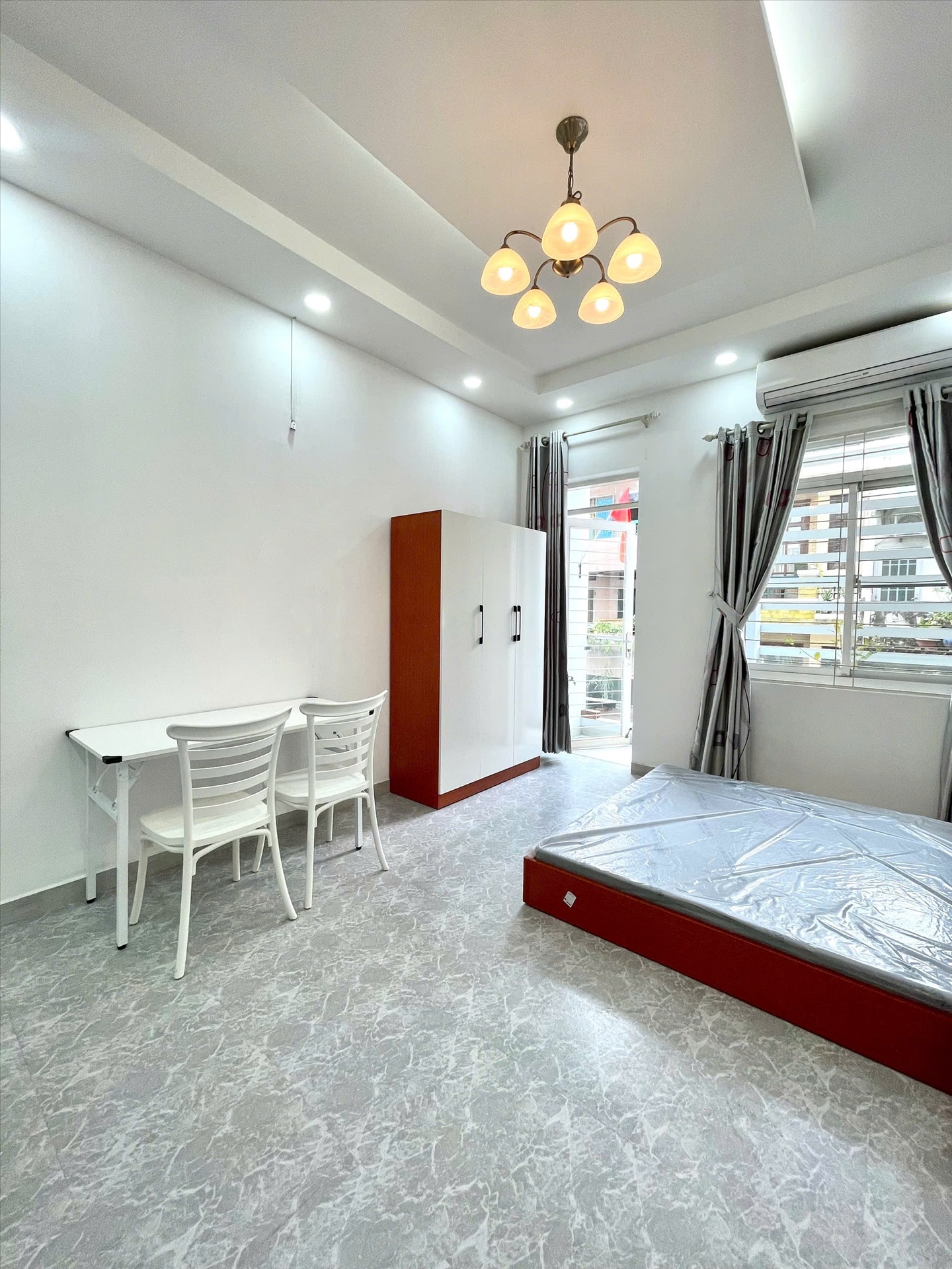 Phòng trọ Studio 35m2 tại AT Home Cao Thắng - Quận 3 - Phòng ngủ