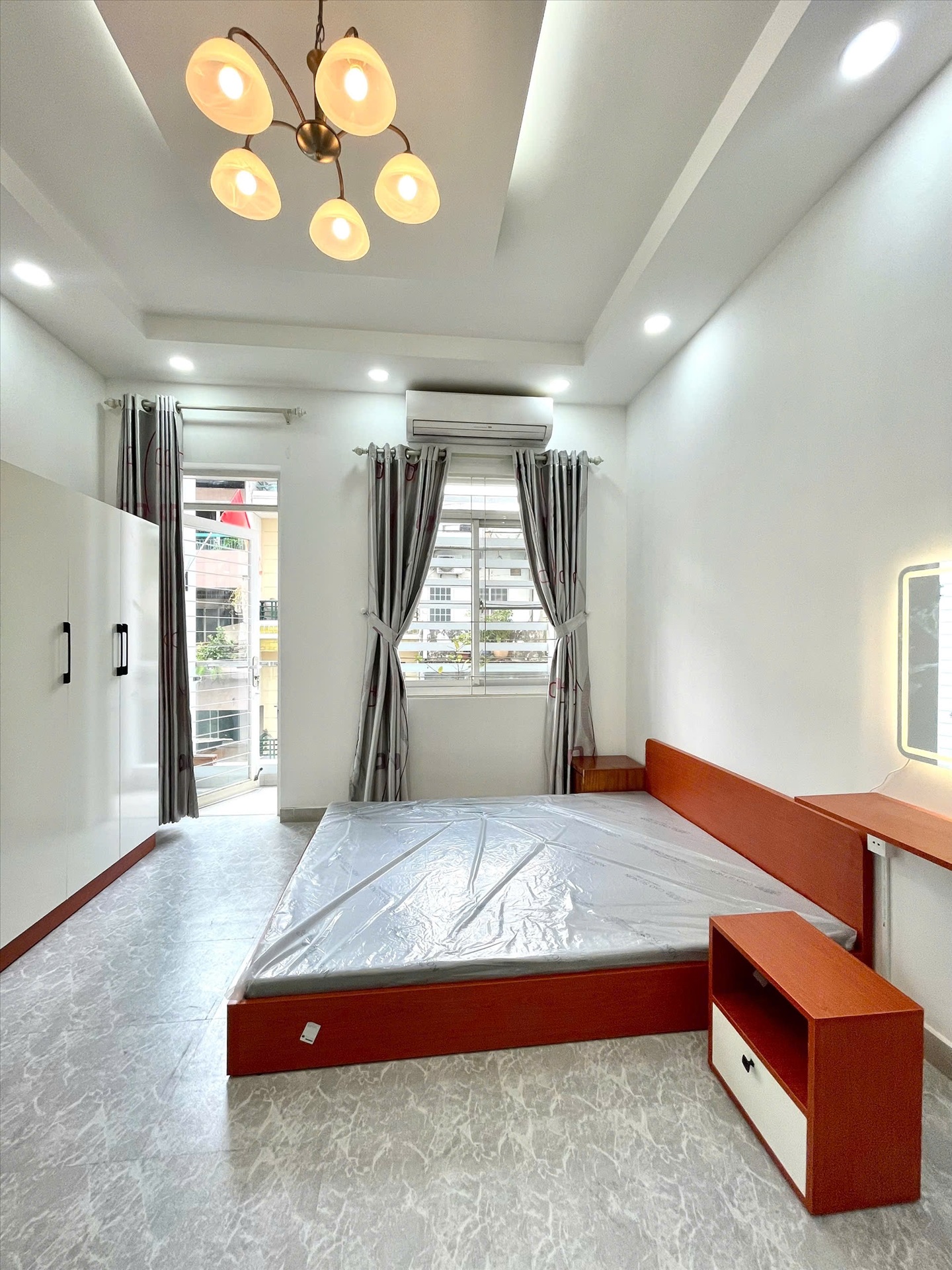 Phòng trọ Studio 35m2 tại AT Home Cao Thắng - Quận 3 - Phòng ngủ