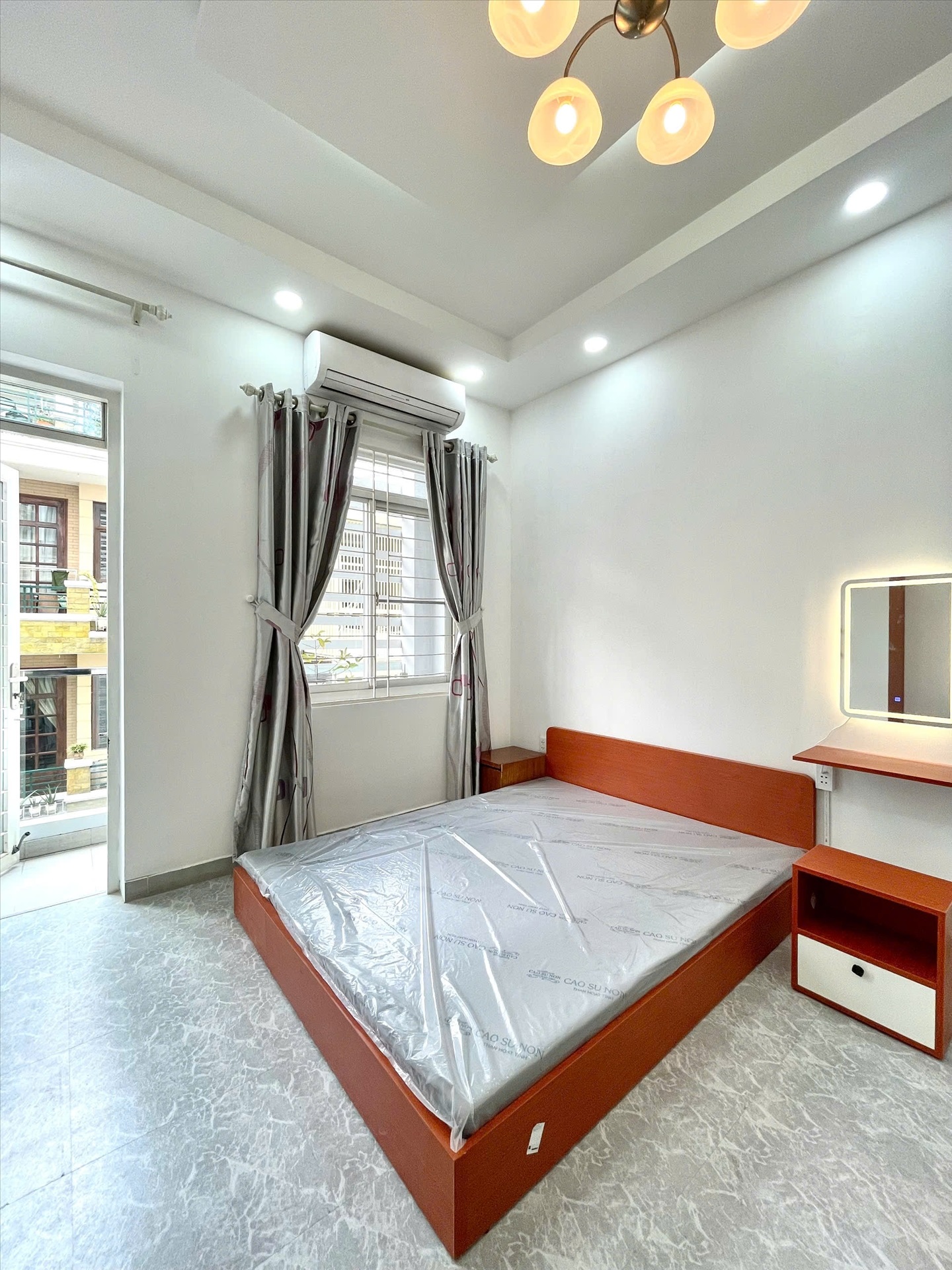 Phòng trọ Studio 35m2 tại AT Home Cao Thắng - Quận 3 - Phòng ngủ