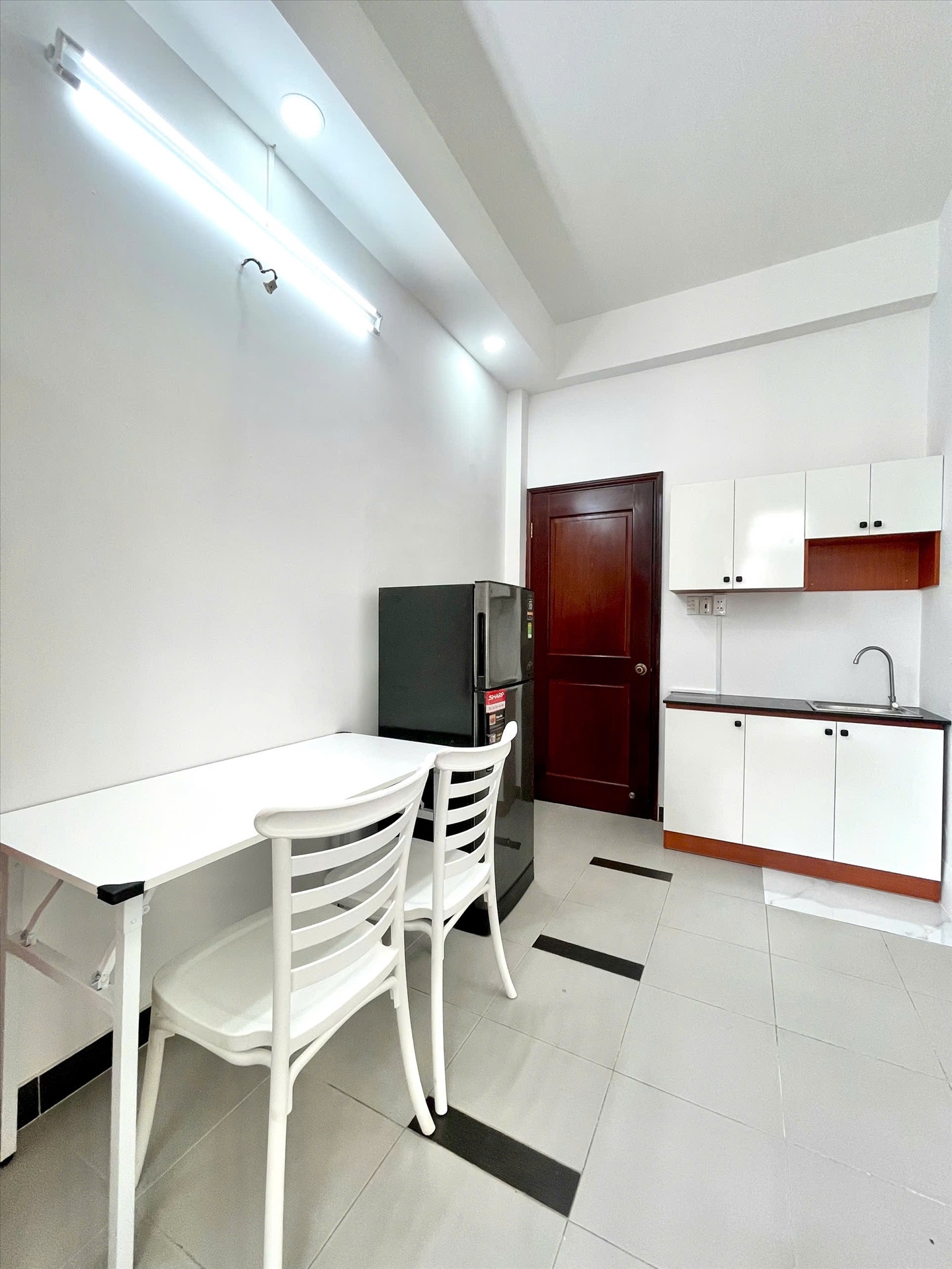 Phòng trọ Studio 25m2 tại AT Home Cao Thắng - Quận 3 - Phòng bếp