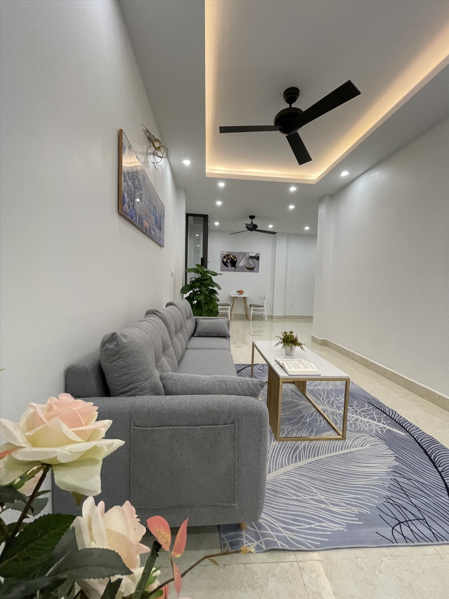 Phòng trọ Studio 50m2 tại THT Land 1 Đội Cấn - Ba Đình - Phòng khách