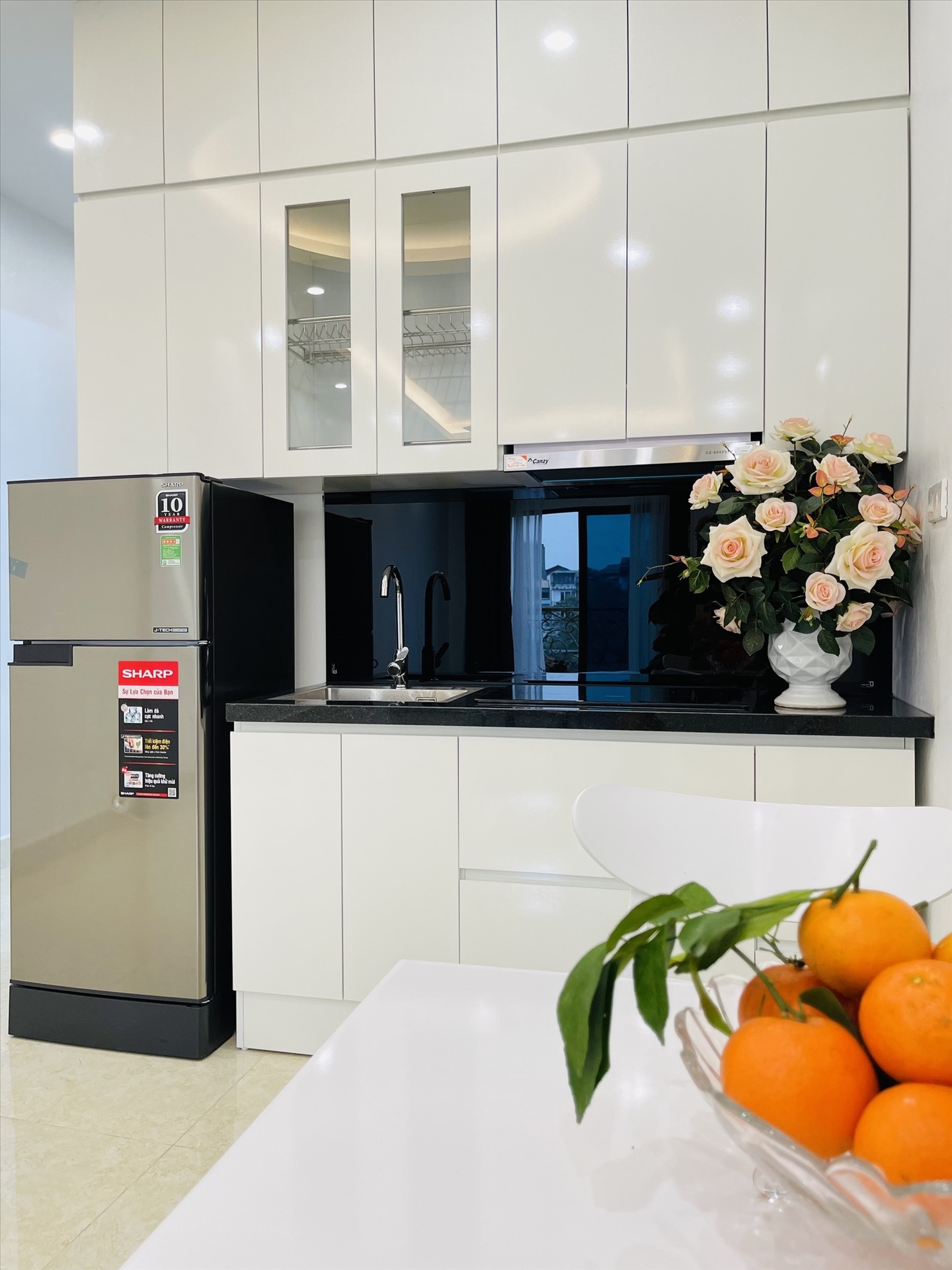 Phòng trọ Studio 45m2 tại THT Land 1 Đội Cấn - Ba Đình - Phòng bếp