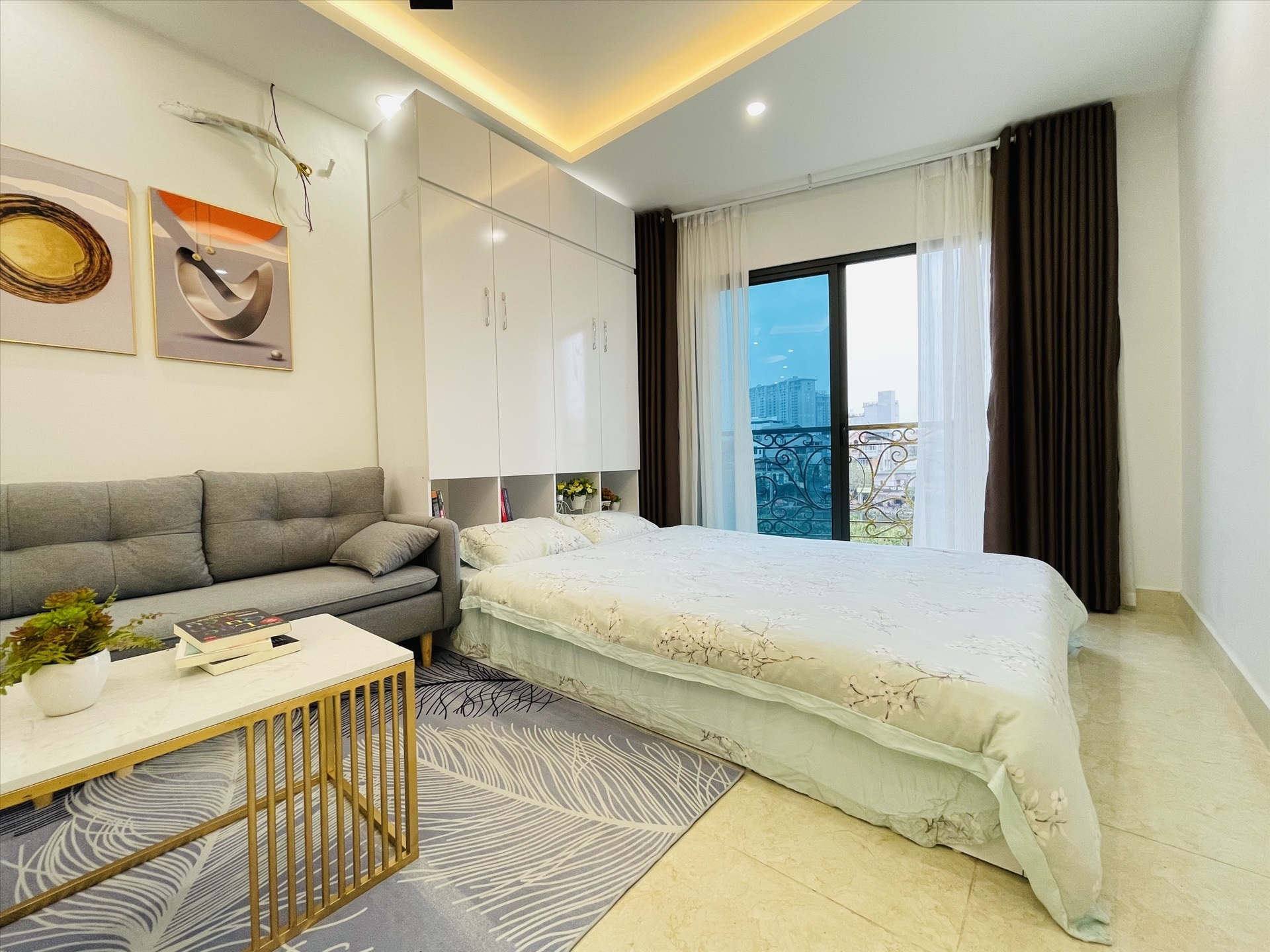 Phòng trọ Studio 45m2 tại THT Land 1 Đội Cấn - Ba Đình - Phòng ngủ