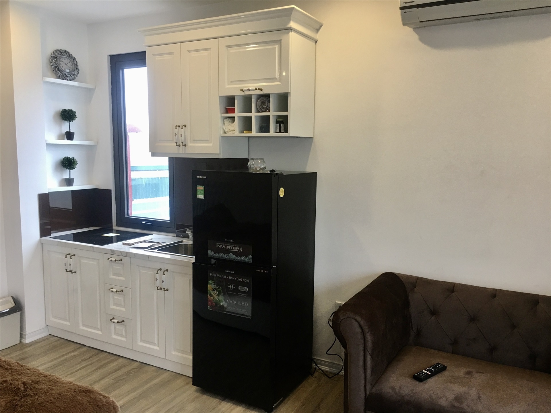 Phòng trọ Studio 35m2 tại THT Land Đội Cấn - Ba Đình - Phòng bếp