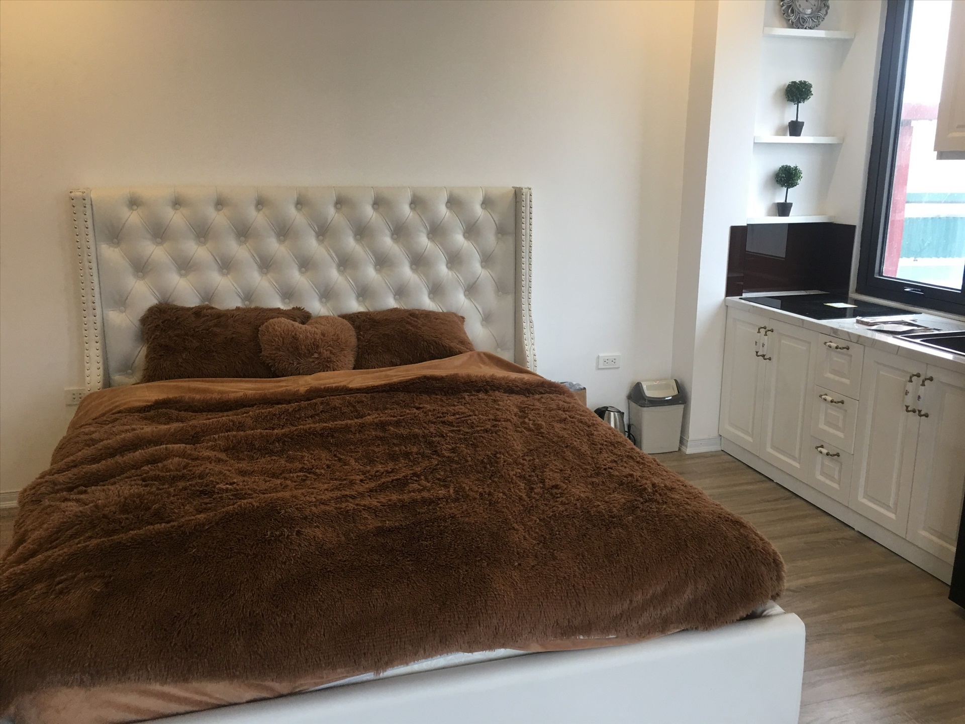 Phòng trọ Studio 35m2 tại THT Land Đội Cấn - Ba Đình - Phòng ngủ