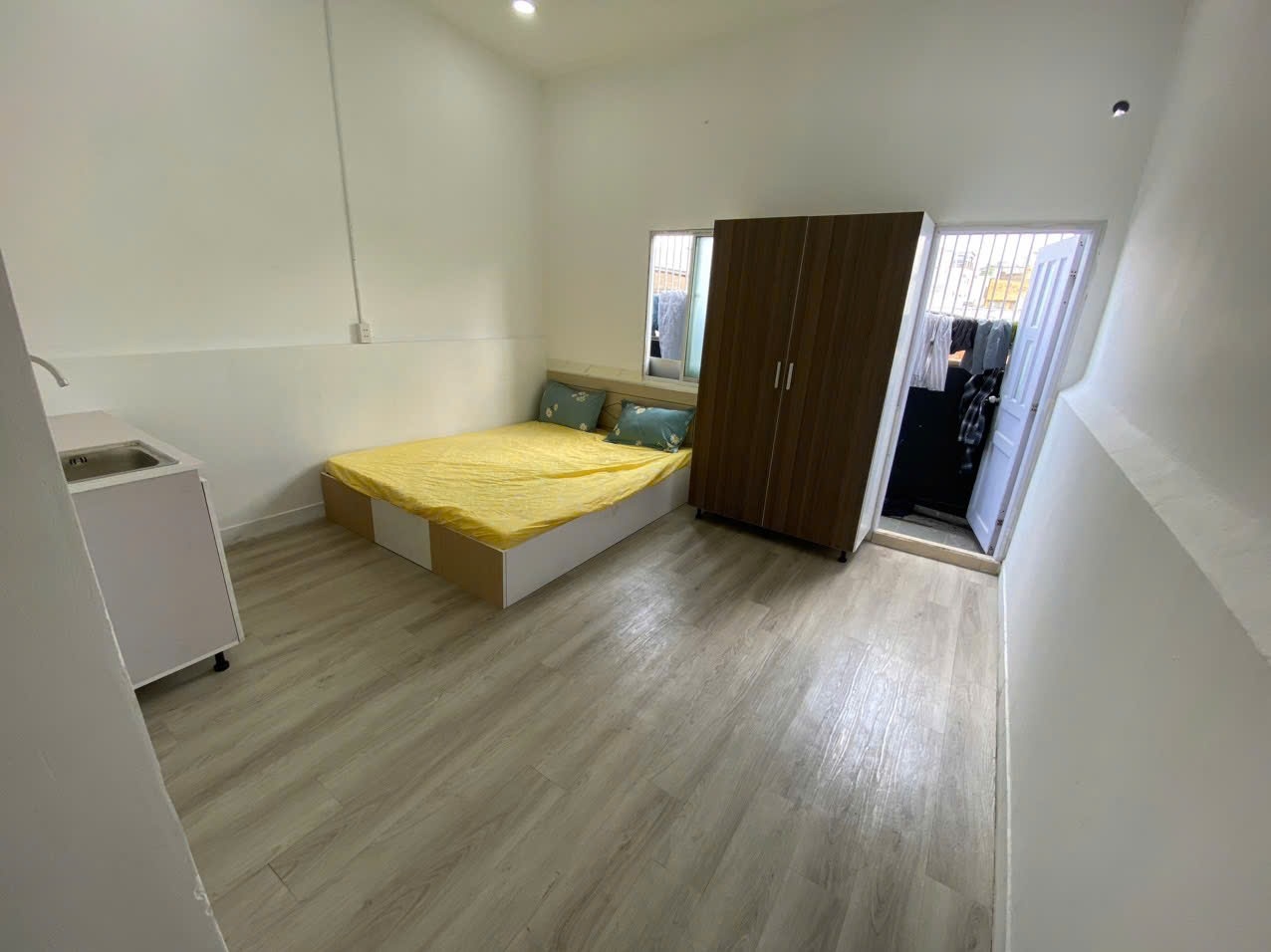 Phòng trọ Studio 25m2 tại AN House Đinh Công Tráng - Quận 1 - Phòng ngủ