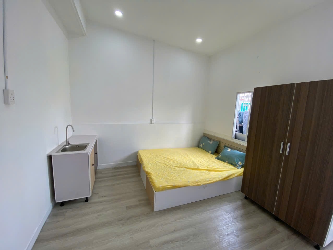 Phòng trọ Studio 25m2 tại AN House Đinh Công Tráng - Quận 1 - Phòng ngủ