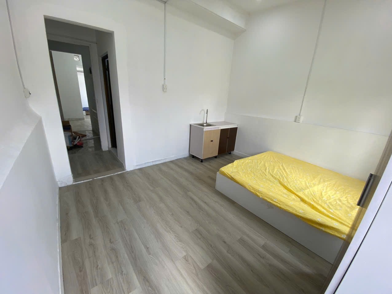 Phòng trọ Studio 25m2 tại AN House Đinh Công Tráng - Quận 1 - Phòng ngủ