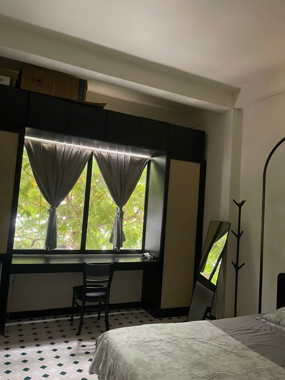 Phòng trọ 1 Phòng ngủ 30m2 tại TV House Nguyễn Thiện Thuật - Quận 3 - Phòng ngủ