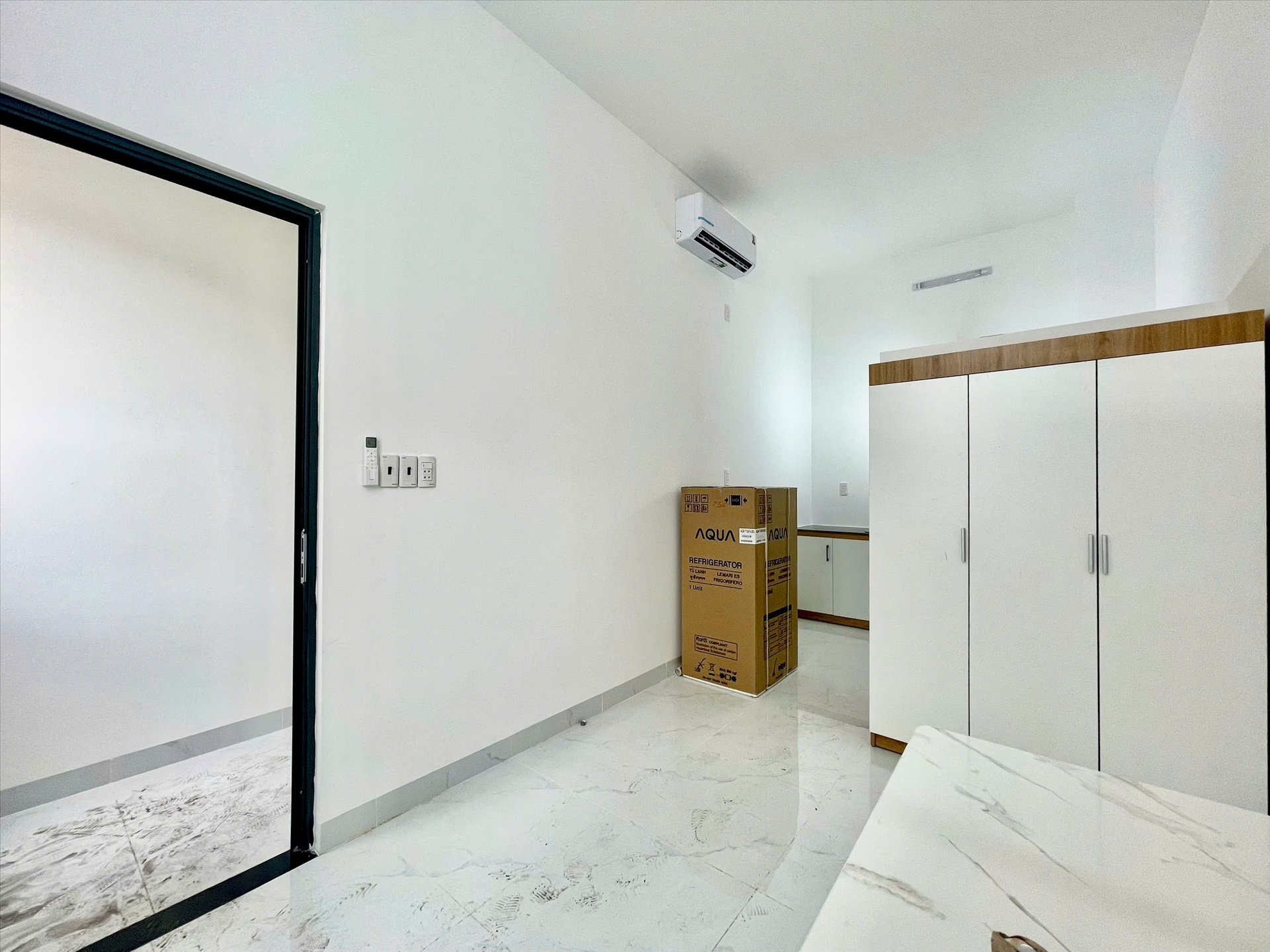 Phòng trọ Studio 25m2 tại AT Home Bạch Đằng - Bình Thạnh - Phòng ngủ