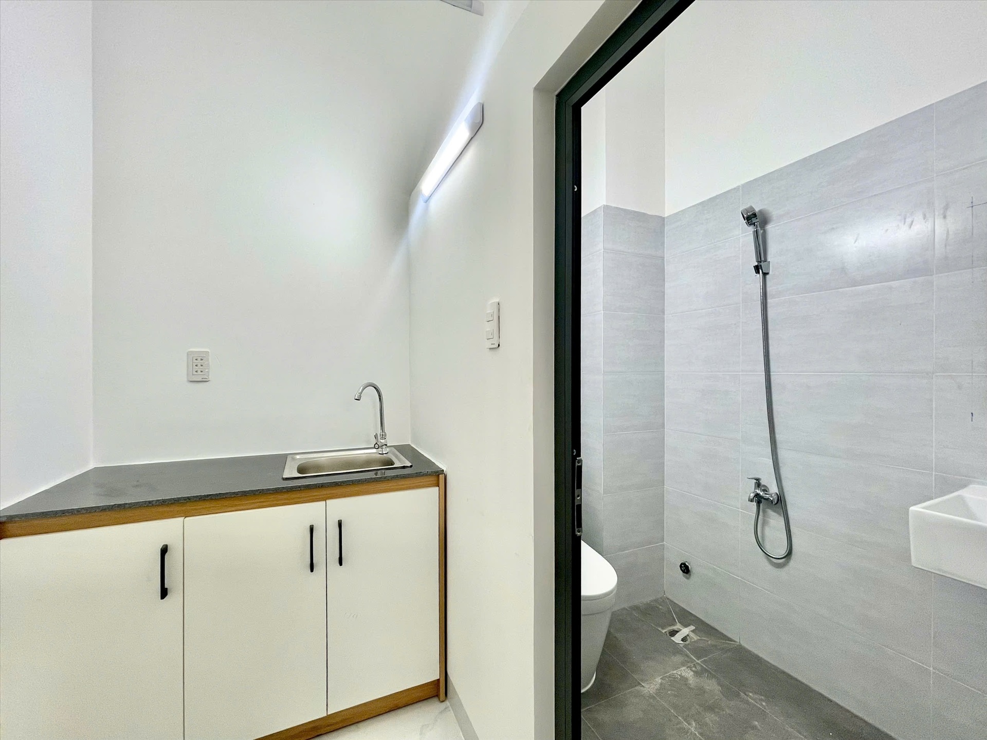 Phòng trọ Studio 25m2 tại AT Home Bạch Đằng - Bình Thạnh - Phòng bếp