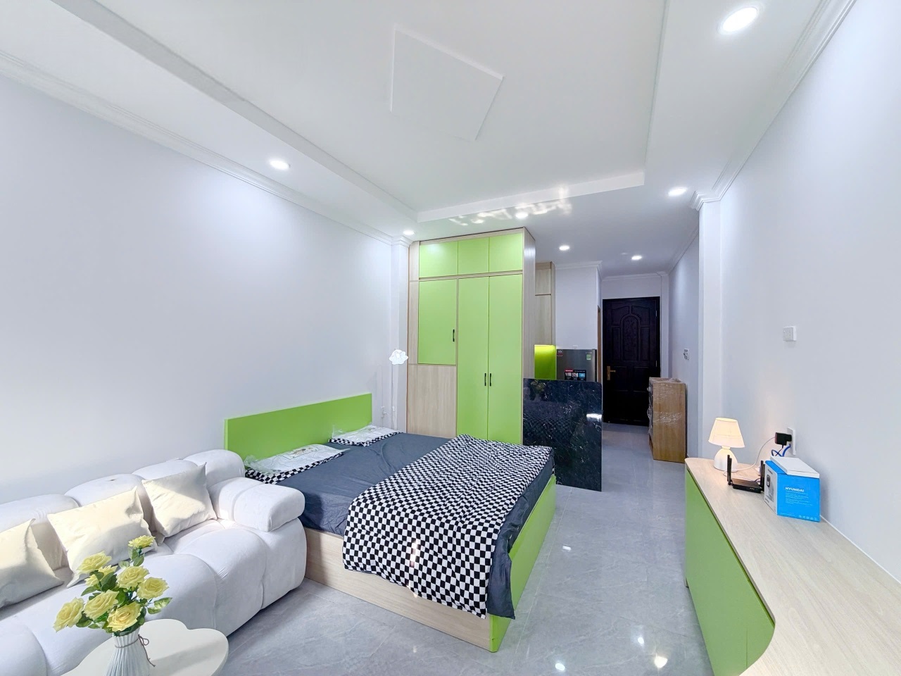 Phòng trọ 1 Phòng ngủ 35m2 tại RedHouse Nguyễn Hữu Cảnh - Bình Thạnh - Phòng ngủ