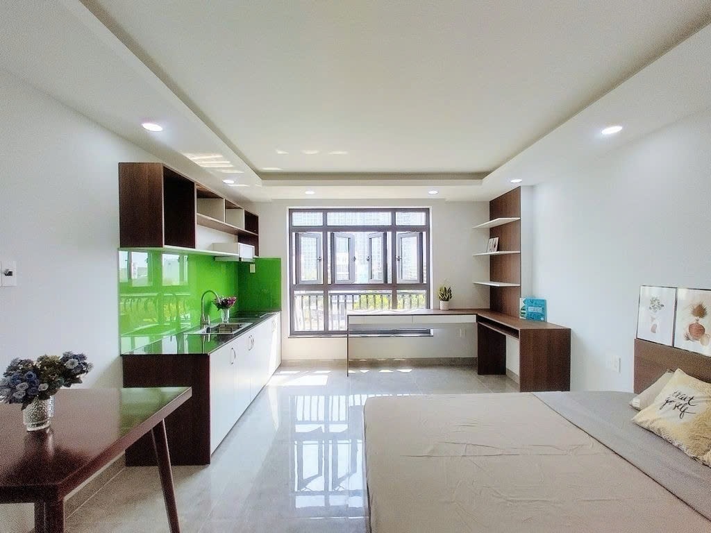 Phòng trọ Studio 20m2 tại PTC House 5 Đường số 56 - Thủ Đức  - Phòng bếp