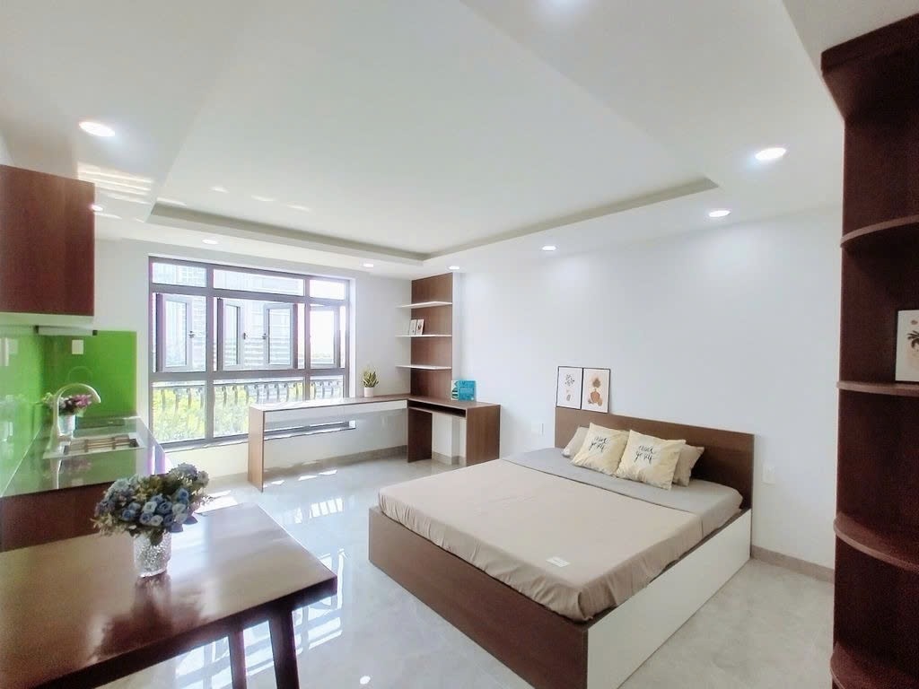 Phòng trọ Studio 20m2 tại PTC House 5 Đường số 56 - Thủ Đức  - Phòng ngủ