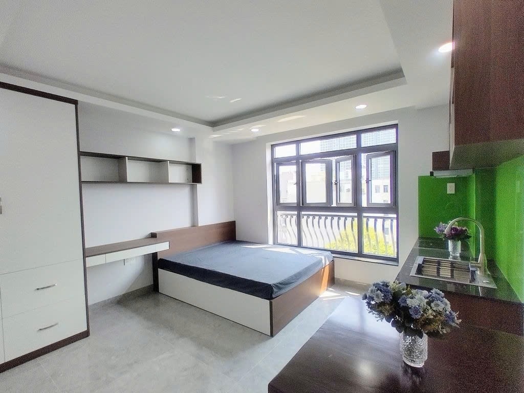 Phòng trọ Studio 20m2 tại PTC House 5 Đường số 56 - Thủ Đức  - Phòng ngủ