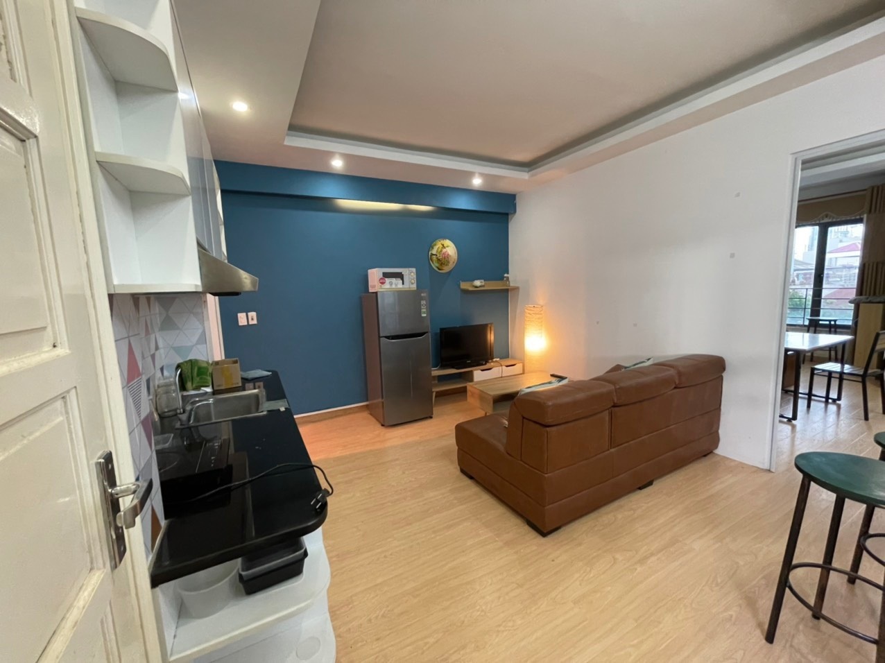 Phòng trọ 1 Phòng ngủ 45m2 tại THT Land Lạc Long Quân - Tây Hồ - Phòng khách