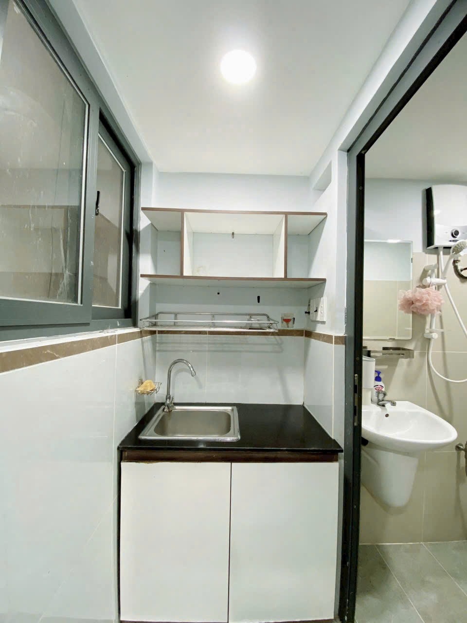 Phòng trọ Duplex 25m2 tại JinJoo Home Đinh Bộ Lĩnh - Bình Thạnh - Phòng bếp