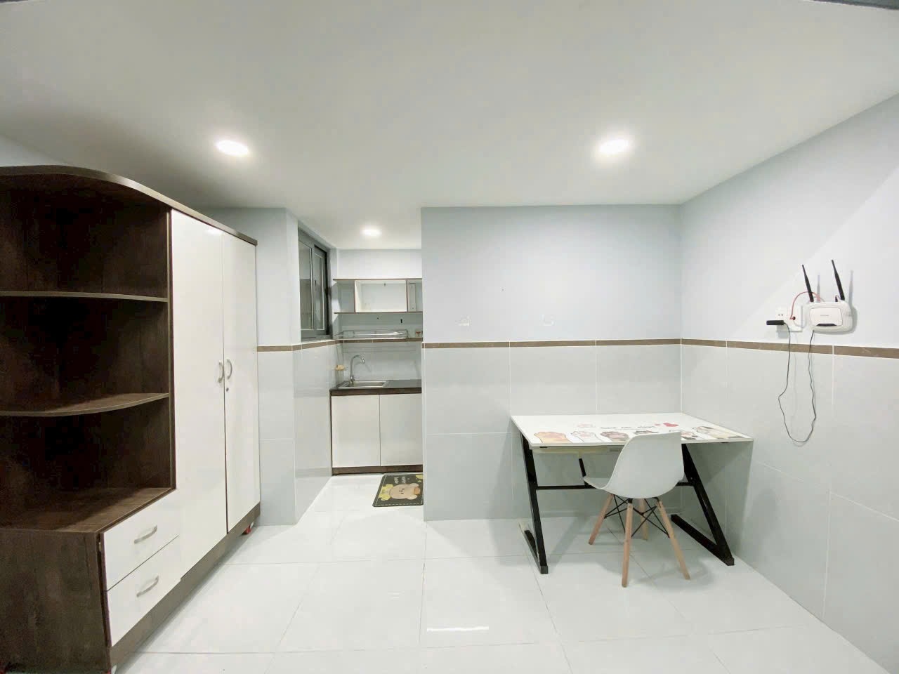 Phòng trọ Duplex 25m2 tại JinJoo Home Đinh Bộ Lĩnh - Bình Thạnh - Phòng khách