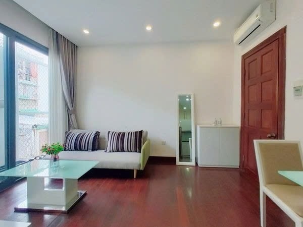 Phòng trọ 1 Phòng ngủ 40m2 tại PTC House 3 Nguyễn Cư Trinh - Quận 1  - Phòng khách