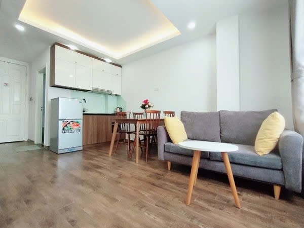 Phòng trọ Studio 20m2 tại PTC House  1Trần Duy Hưng - Cầu Giấy  - Phòng khách