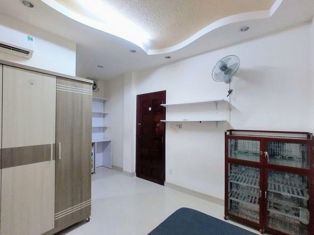 Phòng trọ Studio 20m2 tại PTC House 2 Trần Hưng Đạo - Quận 5 - Phòng ngủ