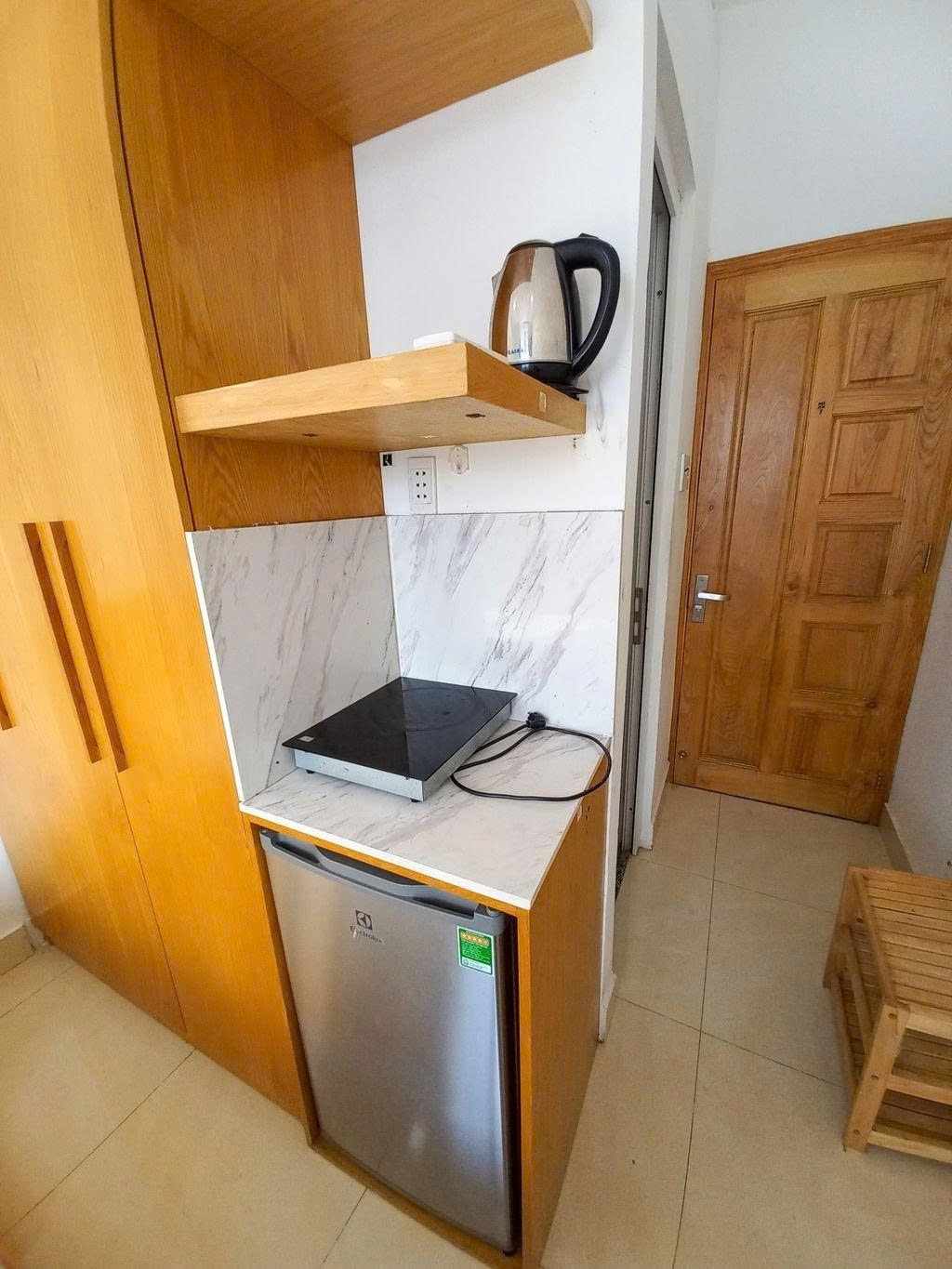 Phòng trọ Studio 20m2 tại PTC House 5 Nơ Trang Long - Bình Thạnh - Phòng bếp