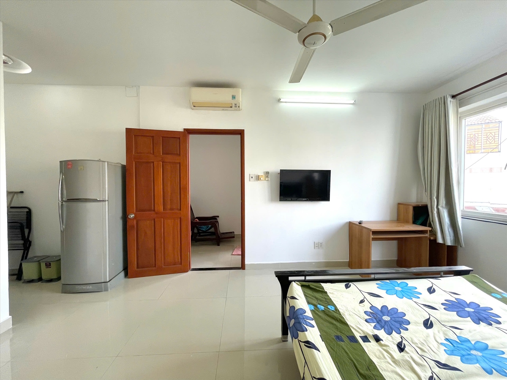 Phòng trọ Studio 25m2 tại JinJoo Home Đoàn Thị Điểm - Phú Nhuận - Phòng ngủ