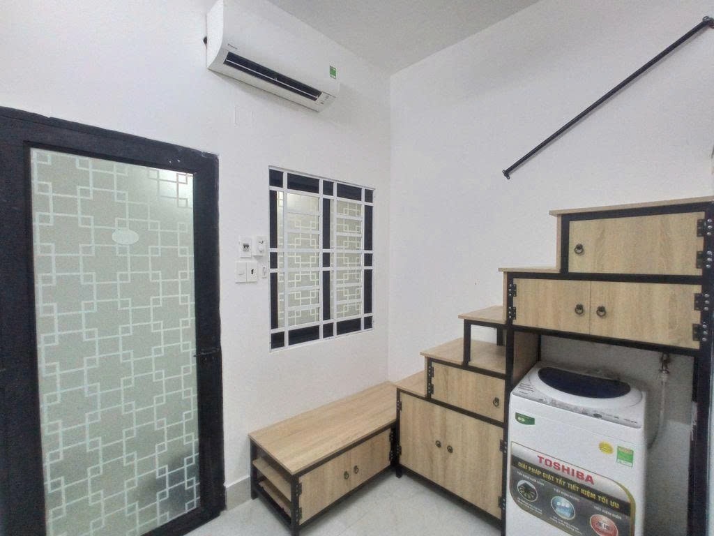 Phòng trọ Studio 25m2 tại PTC House 5 Điện Biên Phủ - Bình Thạnh - Phòng khách