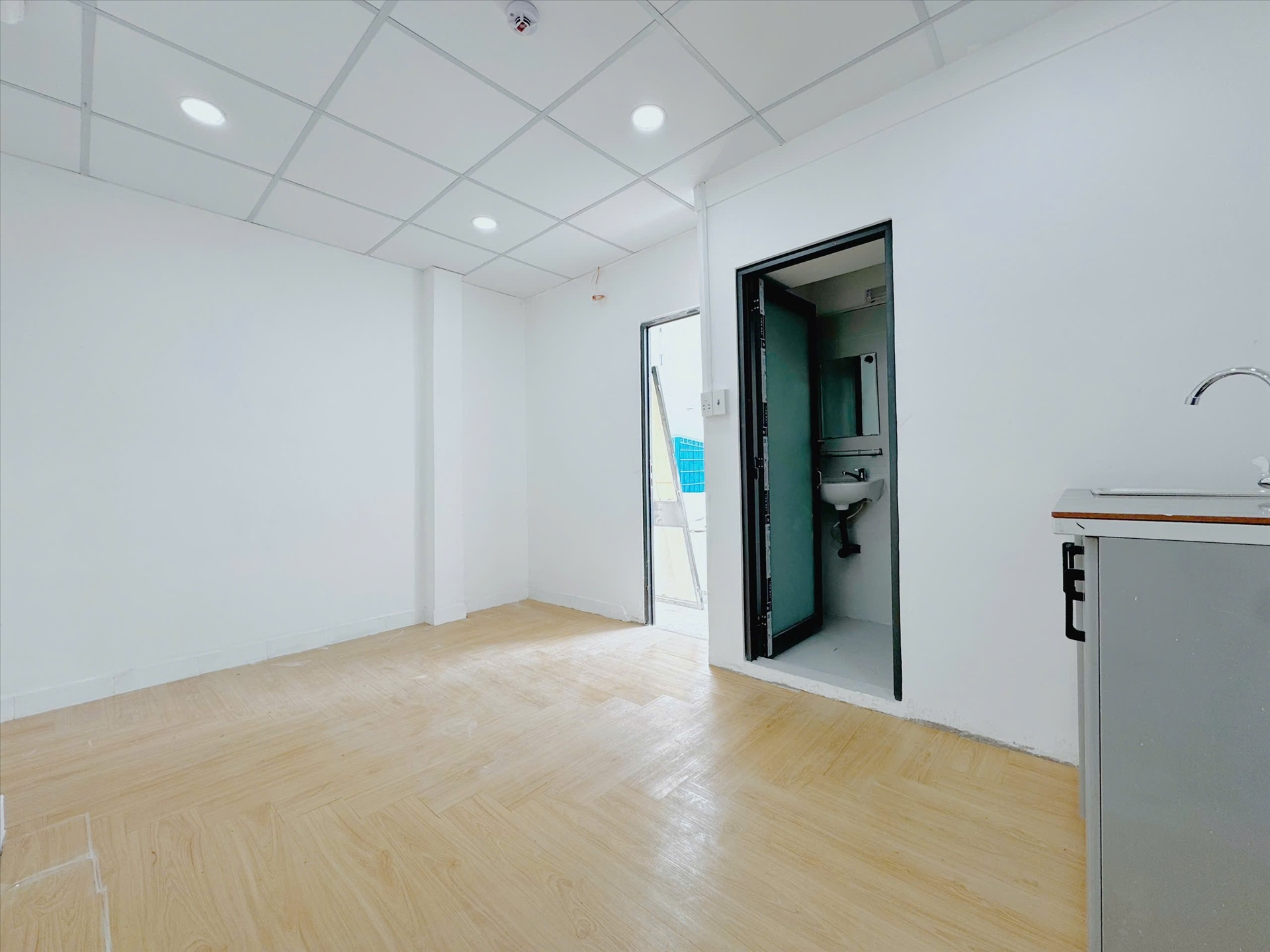 Phòng trọ Studio 25m2 tại Uncle House Nơ Trang Long - Bình Thạnh - Phòng ngủ