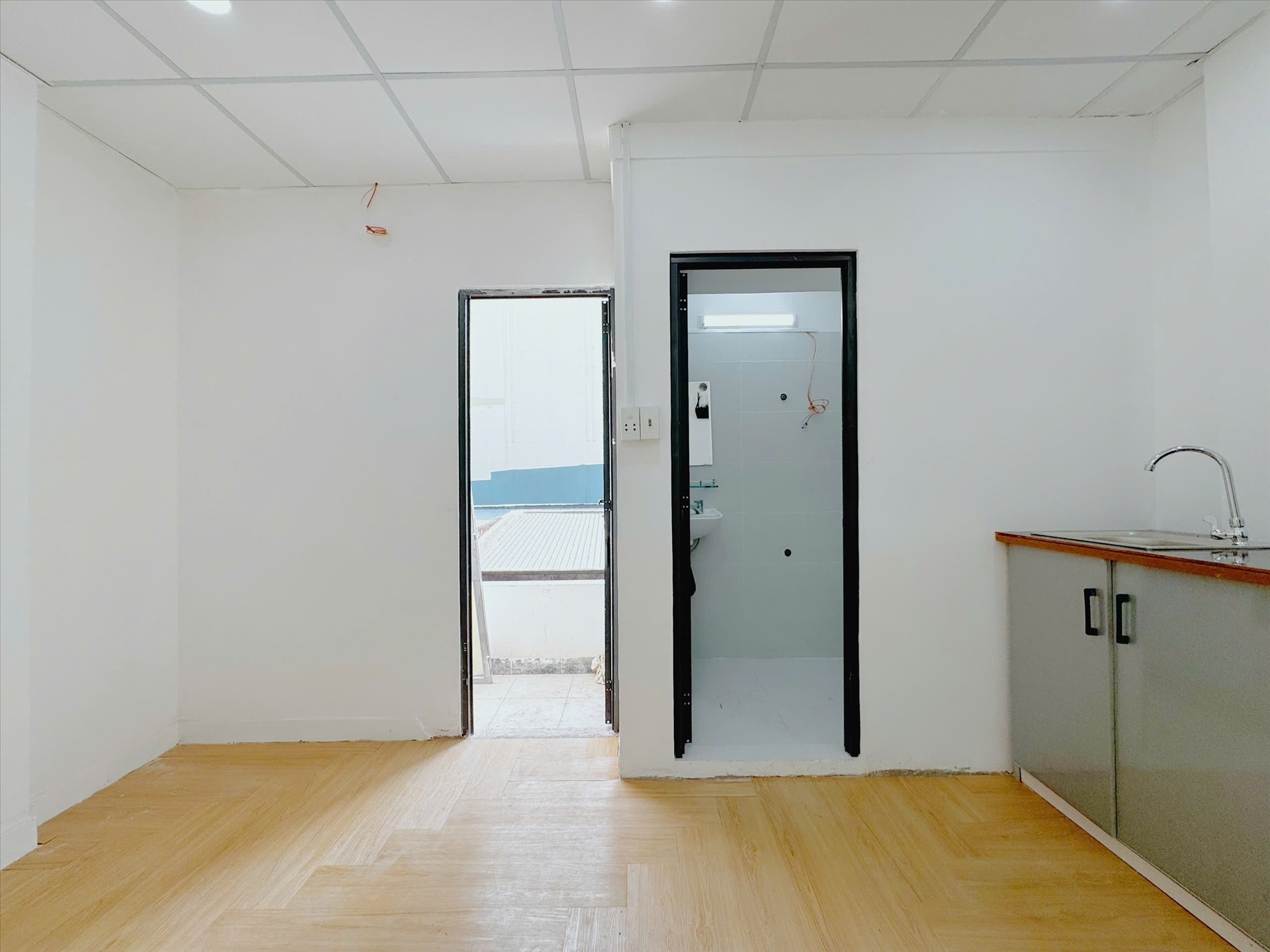 Phòng trọ Studio 25m2 tại Uncle House Nơ Trang Long - Bình Thạnh - Phòng ngủ